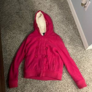 Size large PINK fleece jacket